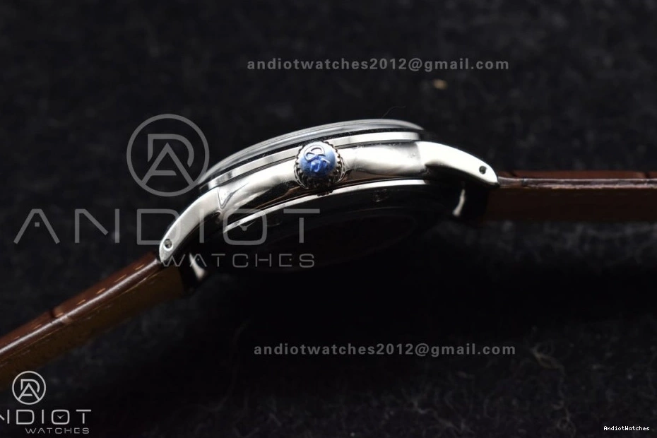 GSF Reliable 1:1 on Dial Edition Grand 886 Elegance Strap NH SS Best Brown Leather Cream GMT Seiko 0125